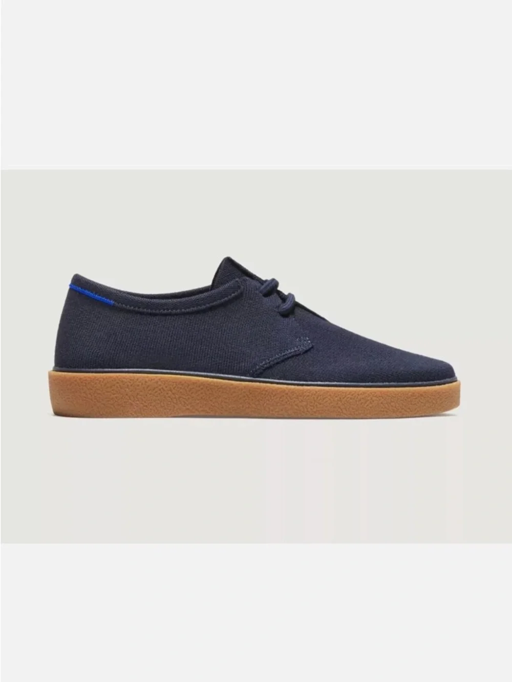Rothy’s The Monty Lace Up Navy Knit Sneakers Men’s 12 NIB New Box
